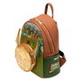 Loungefly Mochila Snitch Dorada Harry Potter - Sac à dos en cuir synthétique doré 26 cm (20.62x27.5x10 cm)