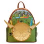 Loungefly Mochila Snitch Dorada Harry Potter - Sac à dos en cuir synthétique doré 26 cm (20.62x27.5x10 cm)