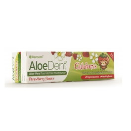MADAL BAL Aloedent Dentifrice Aloe Vera Fraise pour Enfants sans Fluor