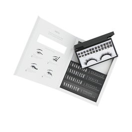 Nanolash Kit Extensions de Cils DIY 4 pcs avec 36 Grappes, Bonder, Sealer, Dissolvant et Applicateur pour Regard Éblouissant