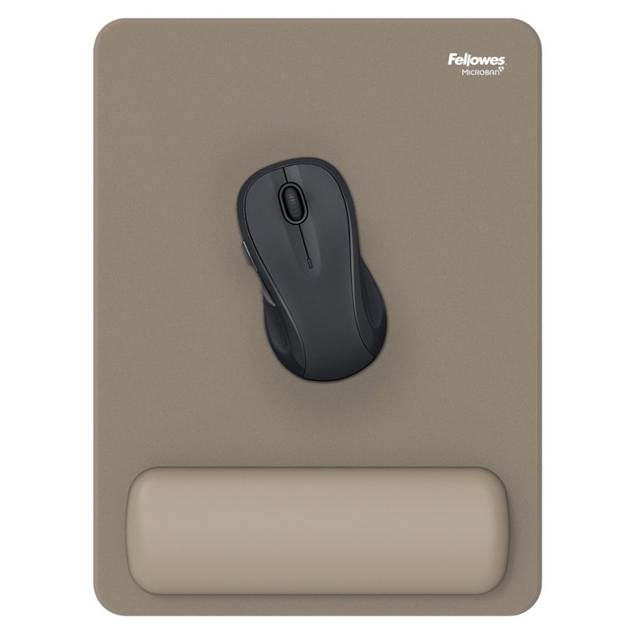 Fellowes Breyta XL Tapis de souris avec repose-poignet, Sable/Beige