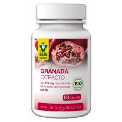 RAAB VITALFOOD Granada 80 gélules Bio Vegan Complément alimentaire Extrait de grenade RAAB VITALFOOD Granada 80 gélules Bio Vegan Complément alimentaire Extrait de grenade