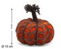 BigBuy Home Citrouille Décorative en Tissu et Feutre Orange et Marron 15x14 cm