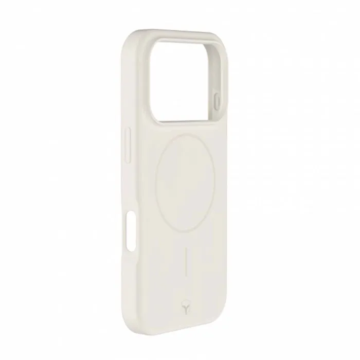 Force Case Coque MagSafe pour iPhone 17 Pro en Silicone Renforcée de Couleur Blanc - Protection Élégante Premium