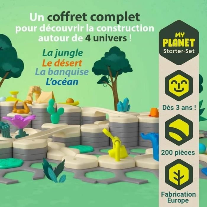 Ravensburger Gravitrax Junior Starter Set XXL My Planet - 184 pièces