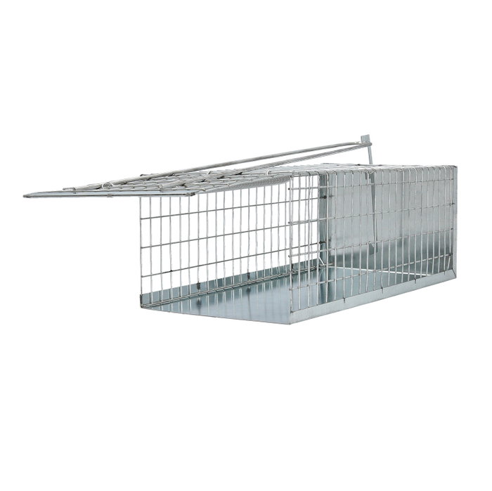 WOLFPACK LINEA PROFESIONAL Cage piège à rats en métal 30 x 17 x 11 cm WOLFPACK LINEA PROFESIONAL Cage piège à rats en métal 30 x 17 x 11 cm