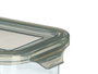 Vivalto Boîte Rectangulaire en Verre Gris 16,8x11x5 cm 370 ml (Set de 24)