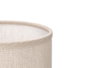 Giftdecor Lampe de Table Tissu Beige Métal Plastique 13x13x29 cm (Set de 12)