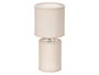 Giftdecor Lampe de Table Tissu Beige Métal Plastique 13x13x29 cm (Set de 12)