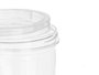 Leknes Set de 3 pots en plastique transparent 360 ml - 9x23x9 cm (Set de 24)