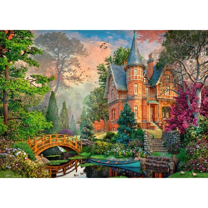 Ravensburger - 12001717 - Puzzle Adulte 1000 Pièces Manoir Terracotta - À Partir de 14 Ans - Qualité Supérieure