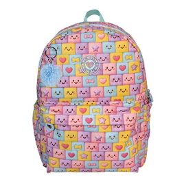 Toybags Mochila americana blin blin Faces, sac à dos 44 x 31 x 14 cm en textile