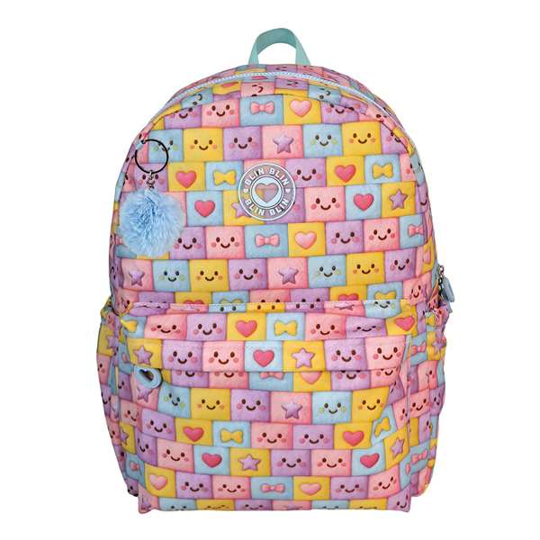 Toybags Mochila americana blin blin Faces, sac à dos 44 x 31 x 14 cm en textile Toybags Mochila americana blin blin Faces, sac à dos 44 x 31 x 14 cm en textile