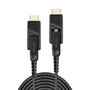 Lindy Câble hybride fibre optique Micro-HDMI 20m 4K60 avec adaptateurs HDMI et DVI amovibles