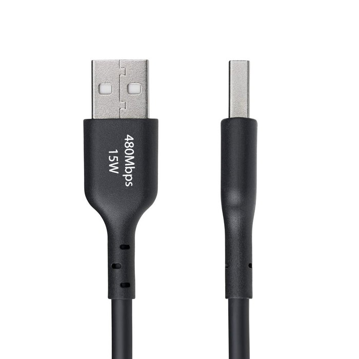 Startechcom Câble USB-A vers USB-C 3m Charge Rapide 15W 3A USB 2.0 480 Mbps - Noir - Réf UUSB2CB3M