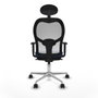Piqueras y Crespo Chaise de Bureau Jorquera 1D086N1 Bleu marine