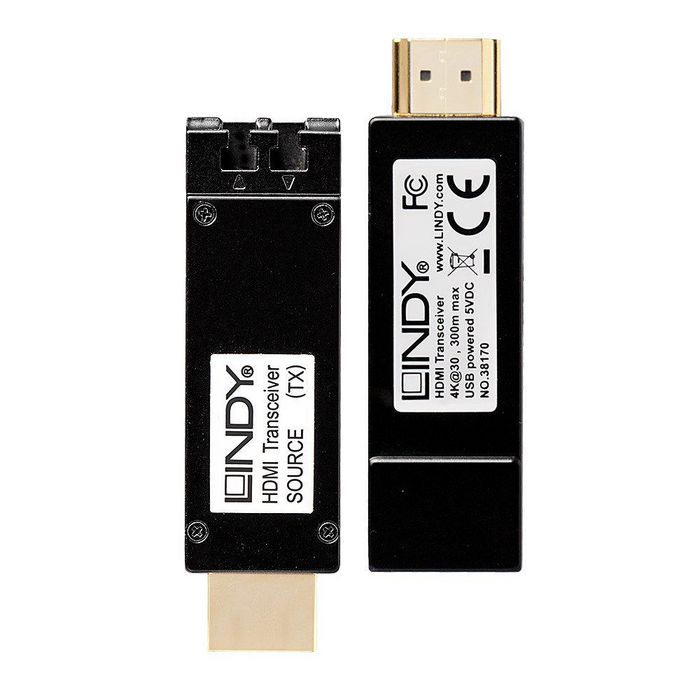 Lindy Extender HDMI 4K30 sur fibre optique, 300m Lindy Extender HDMI 4K30 sur fibre optique, 300m