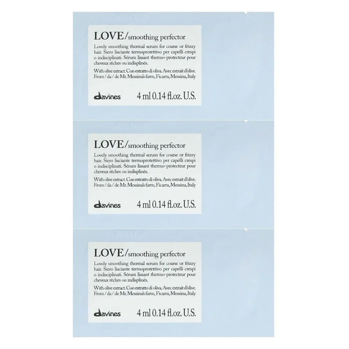 Davines Love Crème de soin sans rinçage, lot de 12 x 4 ml Davines Love Crème de soin sans rinçage, lot de 12 x 4 ml