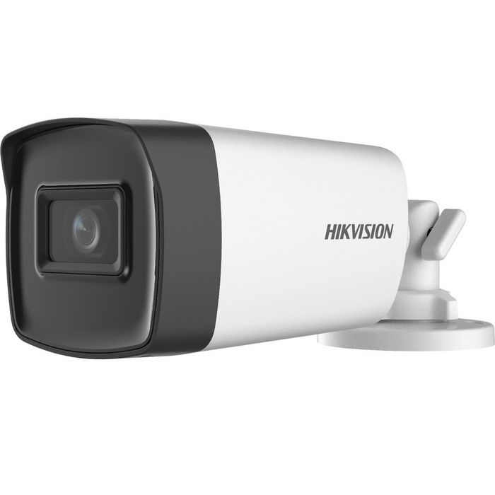 Hikvision Caméra de sécurité extérieure 5 MP CMOS - Objectif 2.8 mm, Résolution 2560x1944, DWDR, Compatible TVI/AHD/CVI/CVBS, Certifiée IP67 Hikvision Caméra de sécurité extérieure 5 MP CMOS - Objectif 2.8 mm, Résolution 2560x1944, DWDR, Compatible TVI/AHD/CVI/CVBS, Certifiée IP67