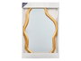 Giftdecor Miroir en plastique doré 72x46 cm (Set de 6)