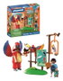 Playmobil Zoo : Mascotte perroquet coloré & enfant 72074