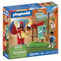 Playmobil Zoo : Mascotte perroquet coloré & enfant 72074