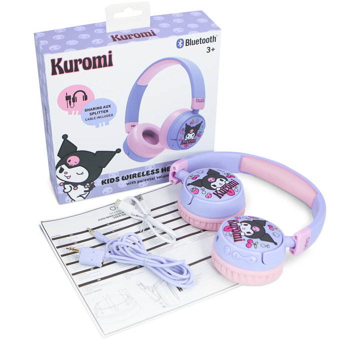 Bitty Boomers Casque Bluetooth Kuromi Kids