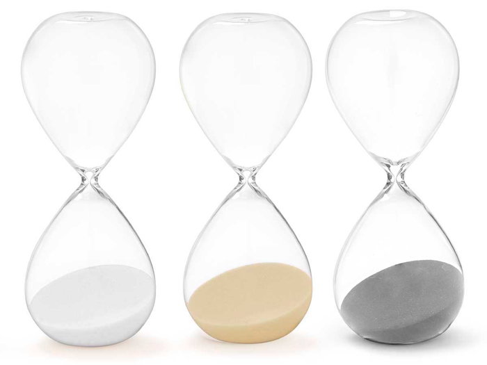 Giftdecor Sablier 25 cm Assorti Couleurs Neutres 45 Minutes (Set de 12) Giftdecor Sablier 25 cm Assorti Couleurs Neutres 45 Minutes (Set de 12)