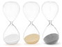 Giftdecor Sablier 25 cm Assorti Couleurs Neutres 45 Minutes (Set de 12)