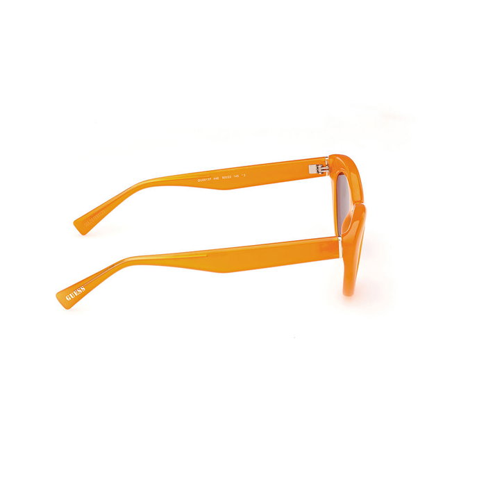 Guess Lunettes de Soleil GU00137 - Modèle Cat-Eye, Monture Plastique, Verres 50 mm UV400 Catégorie 3 pour Visages Ovale/Cœur - Protection 100% UVA/UVB
