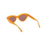 Guess Lunettes de Soleil GU00137 - Modèle Cat-Eye, Monture Plastique, Verres 50 mm UV400 Catégorie 3 pour Visages Ovale/Cœur - Protection 100% UVA/UVB