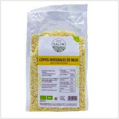 ECO SALIM Flocons de Millet Complets 500g Bio Vegan ECO SALIM Flocons de Millet Complets 500g Bio Vegan
