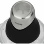 H.Koenig LEO8 Mini hachoir électrique Noir mat et chrome avec bol en verre 1 L