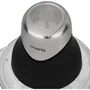 H.Koenig LEO8 - Mini hachoir électrique 320 W, bol en verre gradué 1 L (capacité 500 mL), lames en acier inoxydable, finition noir mat et chrome