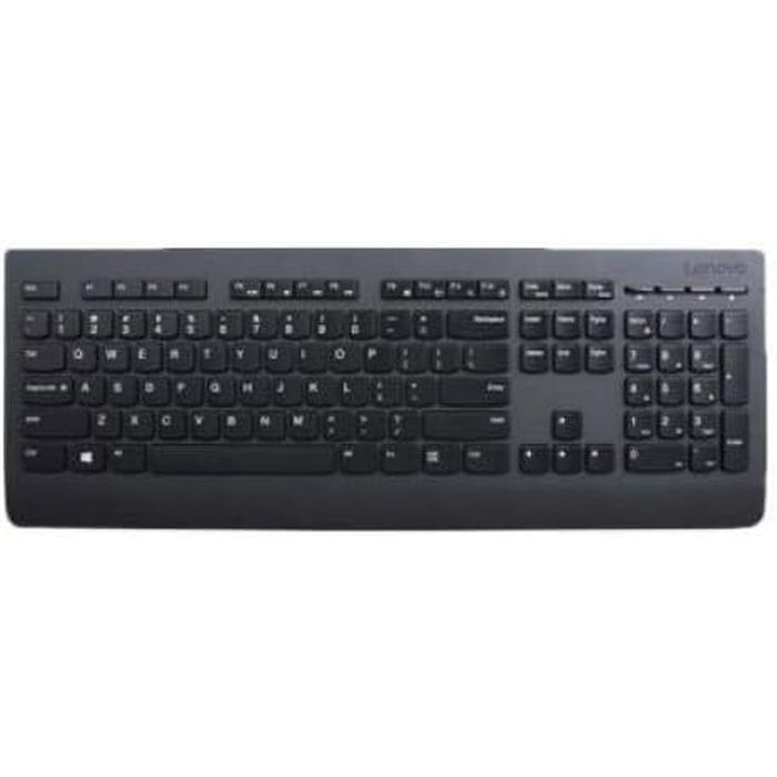Clavier Lenovo 4X30H56868 Noir Espagnol Qwerty