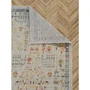 Tapis beige 120 x 180 cm en mélange polypropylène et coton