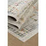 Tapis beige 120 x 180 cm en mélange polypropylène et coton