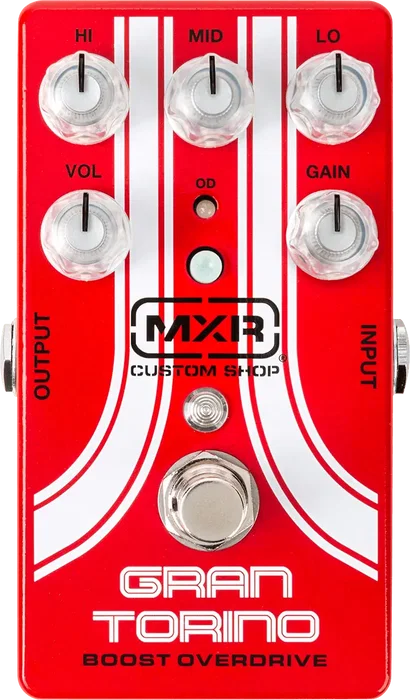 MXR Pedal Overdrive / Boost Gran Torino CSP033G - MOSFET, Sonorité Lampes, Édition Limitée