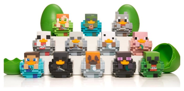 Numskull Minecraft Tubbz Blind Box présentoir de 36 figurines mini