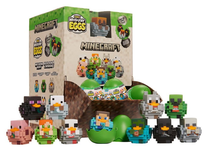 Numskull Minecraft Tubbz Blind Box présentoir de 36 figurines mini