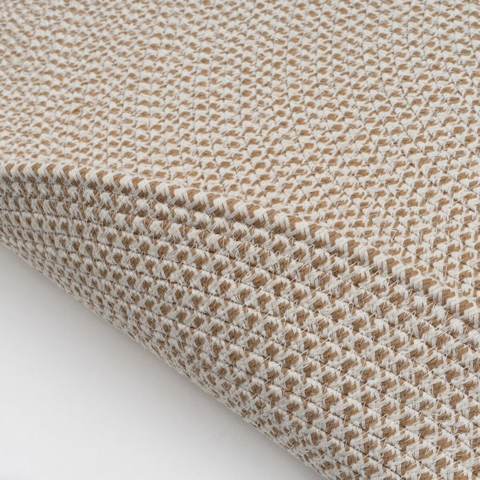 BigBuy Home Tapis Blanc Beige 110 x 110 x 0,2 cm