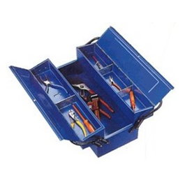 ARZ Boîte à outils métallique 3 compartiments 50x21,5x19cm