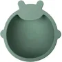 Thermobaby - Pack Repas en Silicone Vert Cactus - Assiette à Ventouse, Bol, Bavoir et 2 Cuillères - Sans BPA, Incassable, Micro-ondes et Lave-vaisselle