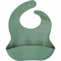 Thermobaby Pack Repas Silicone Vert Cactus - Assiette, bol, bavoir et cuillères