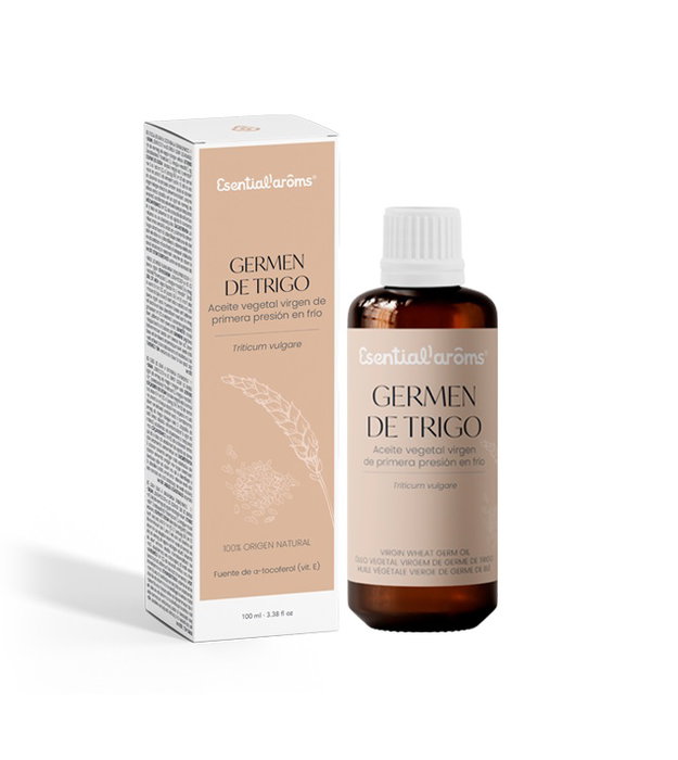 ESENTIAL AROMS Huile végétale de germe de blé 100 ml ESENTIAL AROMS Huile végétale de germe de blé 100 ml