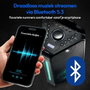 Medion Enceinte Bluetooth 5.3 avec micro, effets lumineux et fonctions karaoké