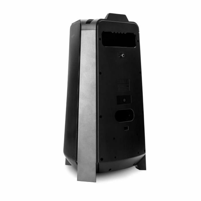 Medion Enceinte Bluetooth 5.3 avec micro, effets lumineux et fonctions karaoké Medion Enceinte Bluetooth 5.3 avec micro, effets lumineux et fonctions karaoké