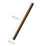 WOLFPACK LINEA PROFESIONAL Bas de porte PVC chêne à brosse 1 mètre