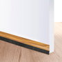 WOLFPACK LINEA PROFESIONAL Bas de porte PVC chêne à brosse 1 mètre