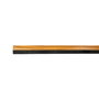 WOLFPACK LINEA PROFESIONAL Bas de porte PVC chêne à brosse 1 mètre